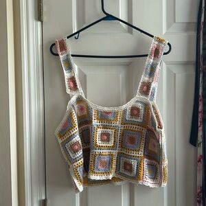 Multicolor Knitted Tank Top